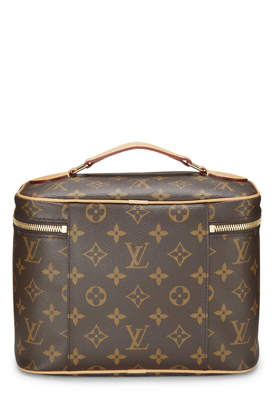 Authentic Louis Vuitton Monogram Nice Cosmetic Vanity Hand Bag