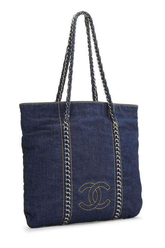 Shop CHANEL DEAUVILLE 【In Stock!】CHANEL DEAUVILLE A4 TOTE BAG in Denim by  PorterBonheur