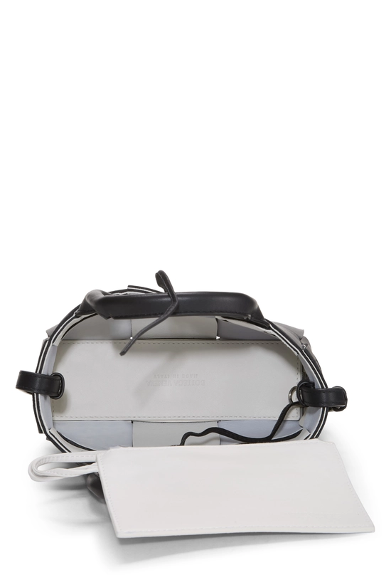 Black Maxi Intrecciato Candy Arco Tote, , large image number 5