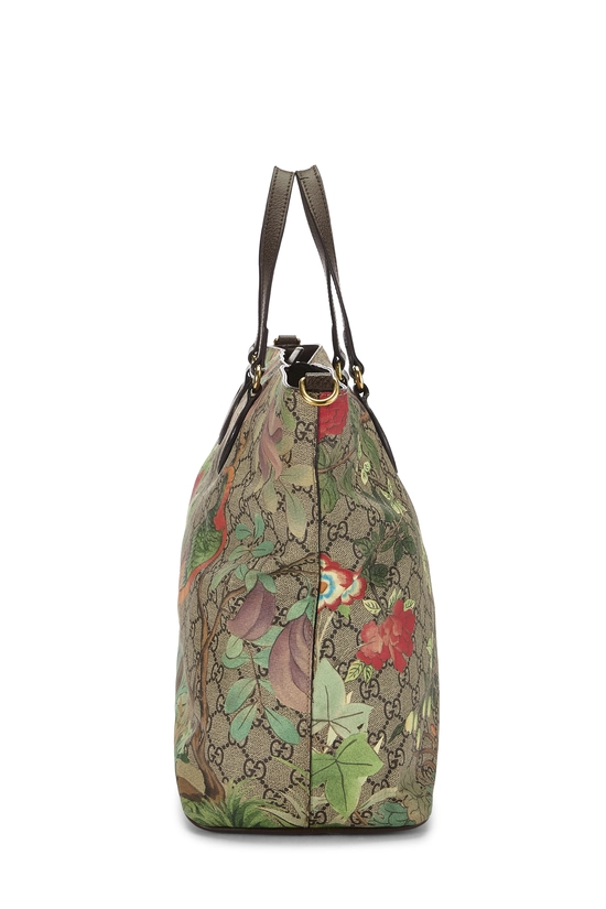 Brown GG Supreme Canvas Tian Tote Large, , large image number 2