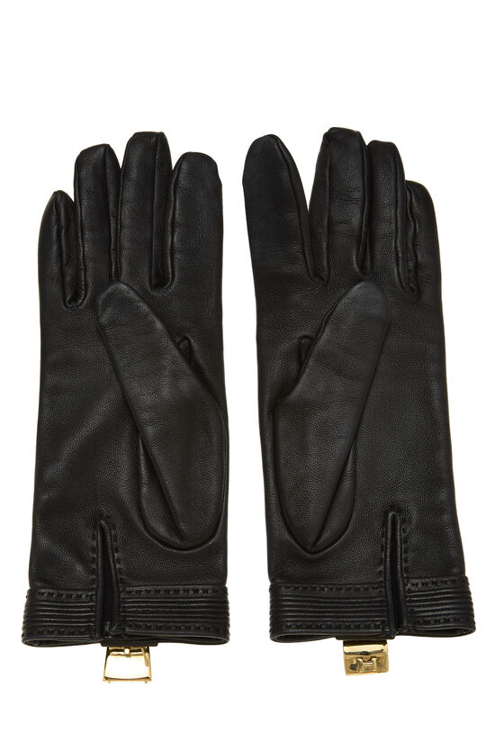 Black Lambskin Gloves, , large image number 1