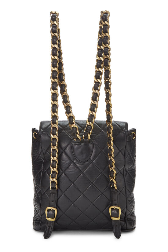 CHANEL Lambskin Quilted Large Chanel 19 Flap Black 1301345