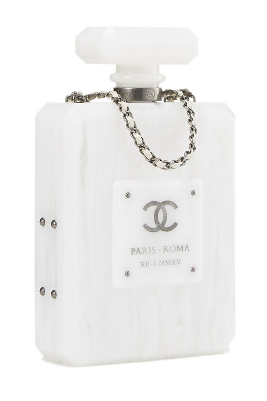 Chanel White Acrylic Perfume Minaudière Q6A4JP00WB000