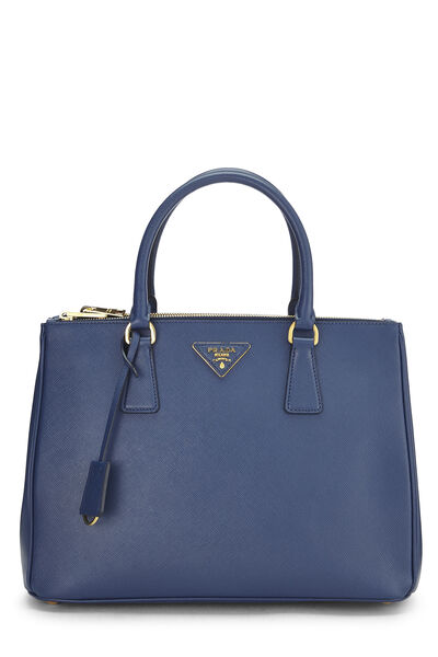 Blue Saffiano Executive Tote Medium