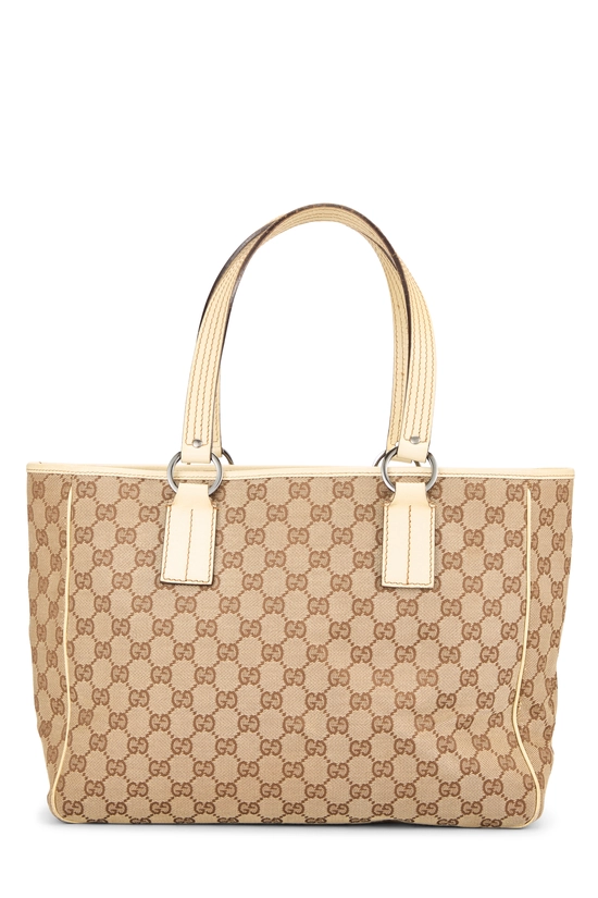 White Original GG Canvas Tote Large, , large image number 3