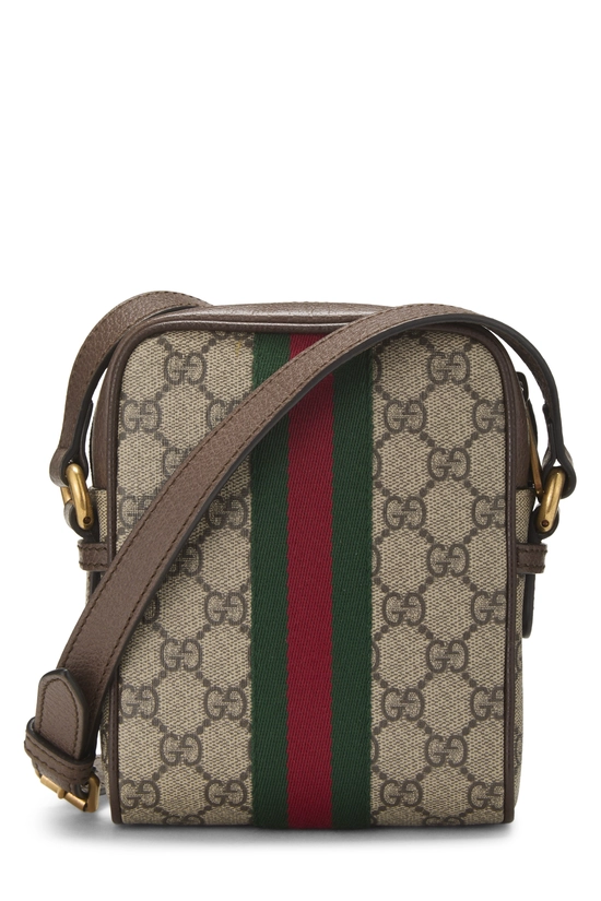 Brown GG Supreme Canvas Ophidia Messenger Mini, , large image number 3