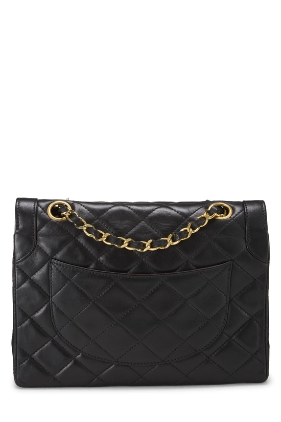 Black Quilted Lambskin Paris Limited Double Flap Small, , large image number 3
