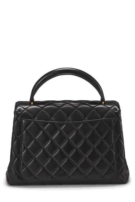 Black Quilted Lambskin Kelly Small, , large image number 3