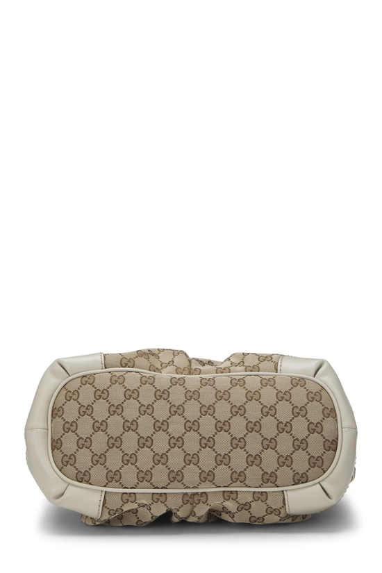 White Original GG Canvas Sukey Zip Handbag Large, , large image number 4