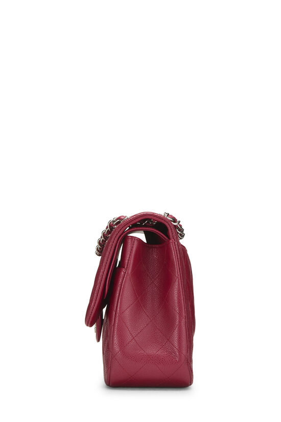 Red Quilted Caviar New Classic Double Flap Jumbo, , large image number 2