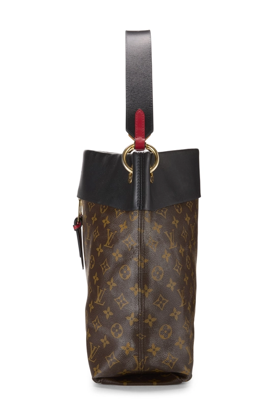 Black Monogram Canvas Tuileries Hobo, , large image number 2