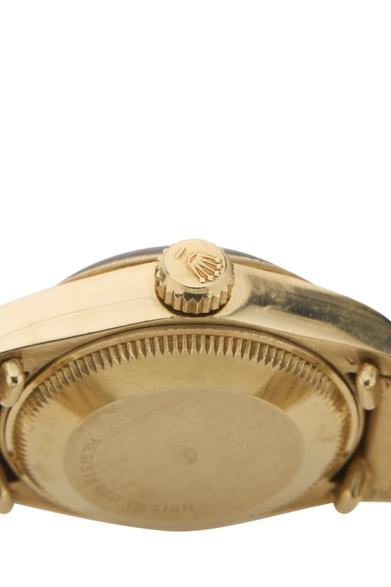 Gold Linen Dial Bark President 6927 26mm, , large image number 4