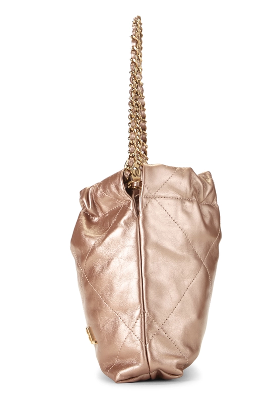Copper Pink Calfskin Chanel 22 Hobo Mini, , large image number 2
