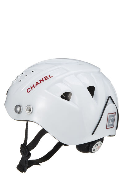 White Plastic Sport Line Helmet, , large