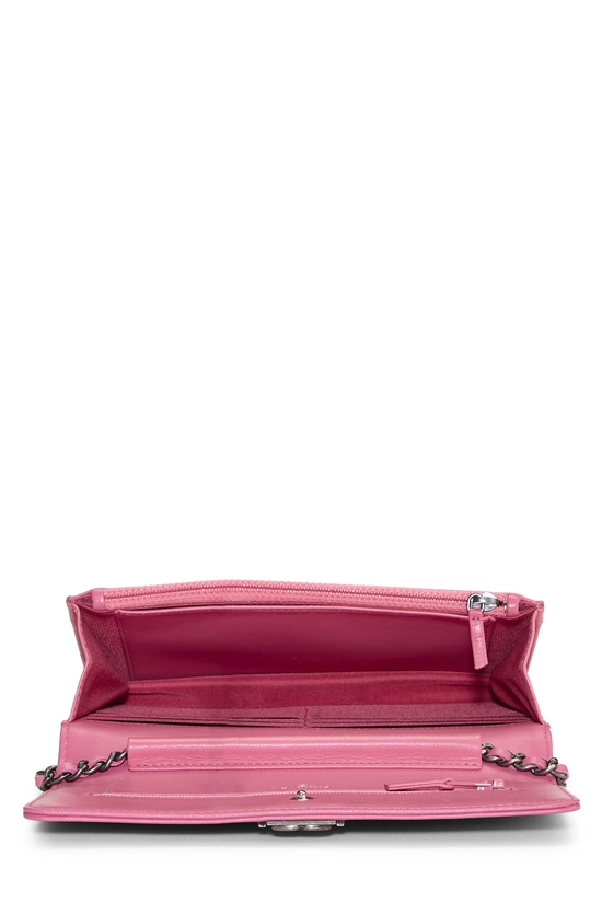 Pink Lambskin Boy Wallet on Chain (WOC), , large image number 5