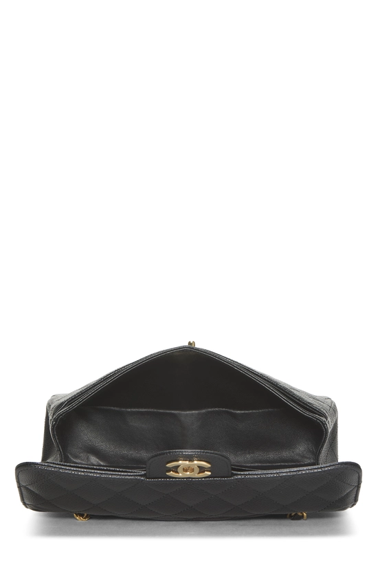 Black Quilted Caviar Classic Double Flap Small, , large image number 5