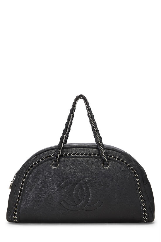 Chanel Black Leather Luxe Ligne Bowler Large Q6BIKO1LK5002