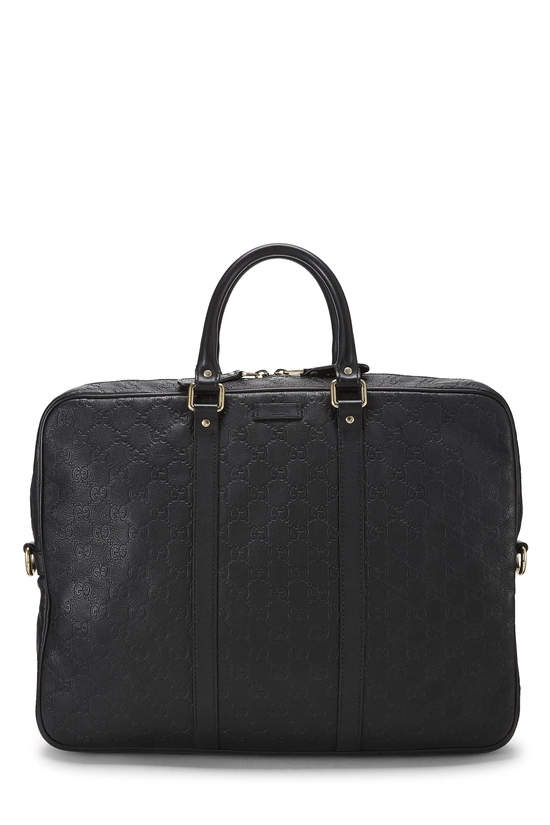Black Guccissima Briefcase, , large image number 0