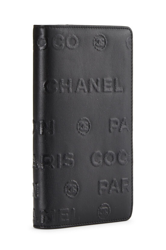 Black Leather 31 Rue Cambon Wallet , , large image number 1
