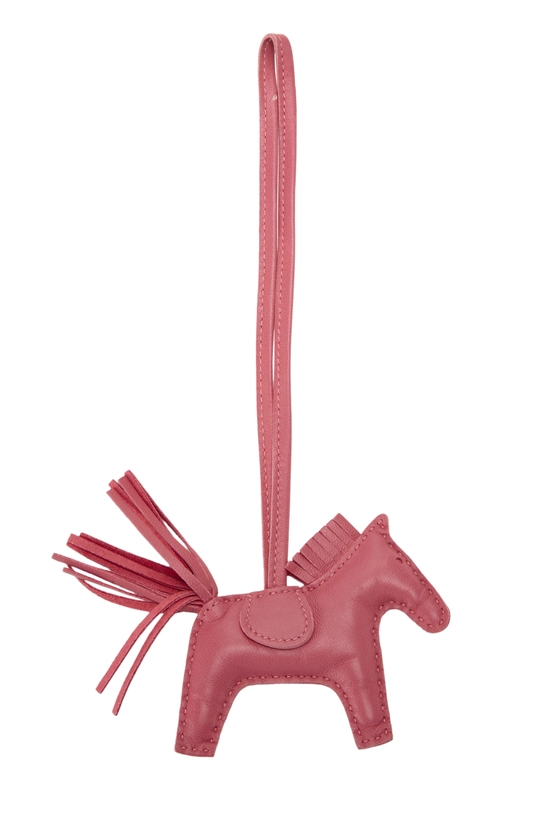 Rose Azalee Milo Leather Rodeo Bag Charm PM, , large image number 1