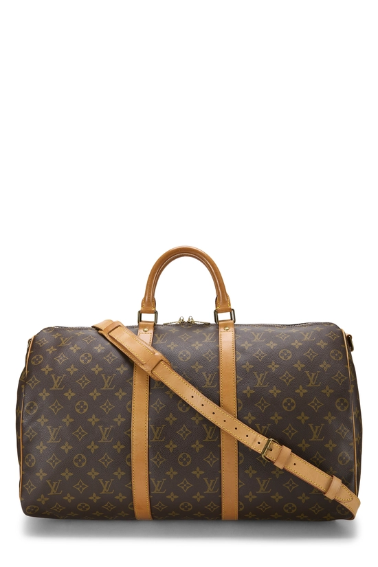 Monogram Canvas Keepall Bandouliere 50, , large image number 0