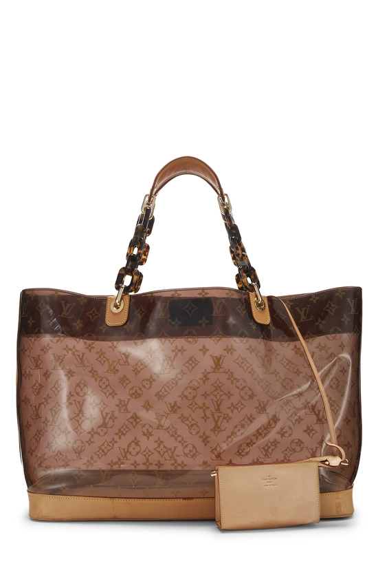 Brown Monogram Ambre Vinyl Cabas GM, , large image number 3