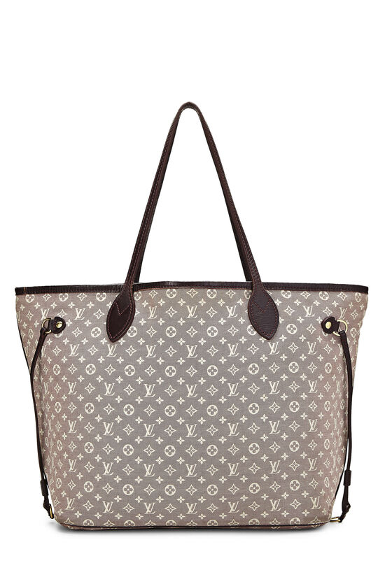 Burgundy Monogram Idylle Neverfull MM, , large image number 0