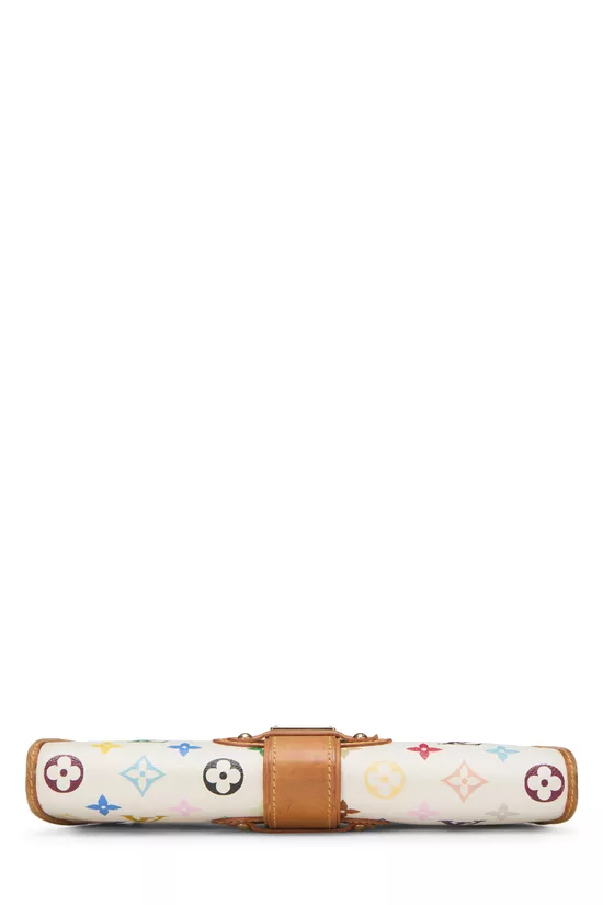 Takashi Murakami x Louis Vuitton White Monogram Multicolore Shirley, , large image number 4