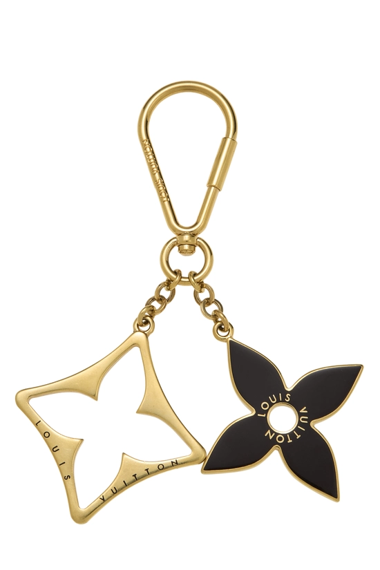 Gold & Brown Puzzle Bag Charm, , large image number 0