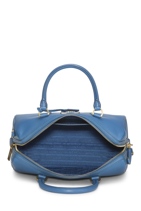 Blue Saffiano Boston, , large image number 5