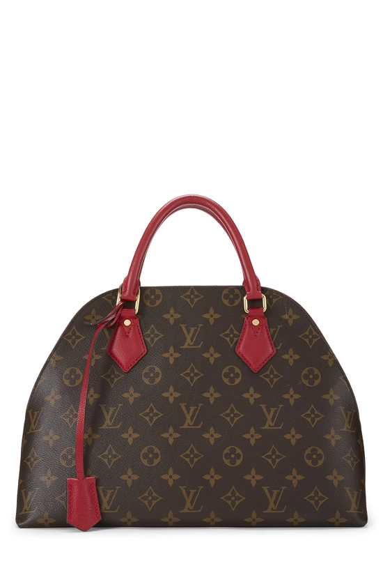 Red Monogram Canvas Alma BNB, , large image number 0