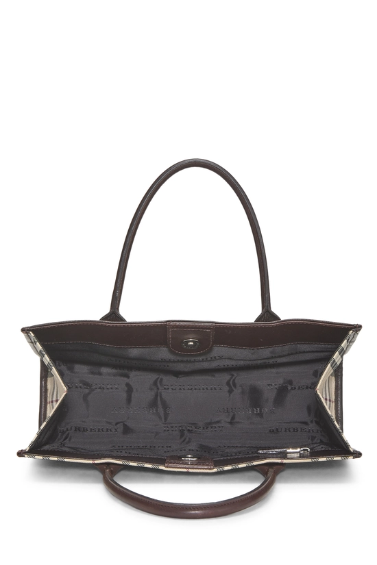 Brown Nylon Handbag Long, , large image number 5