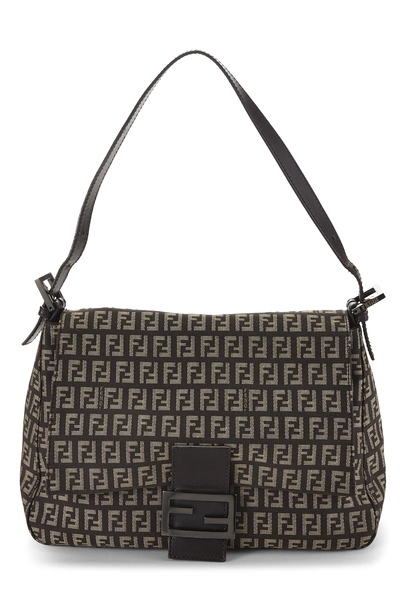 Fendi Brown Zucchino Canvas Mama