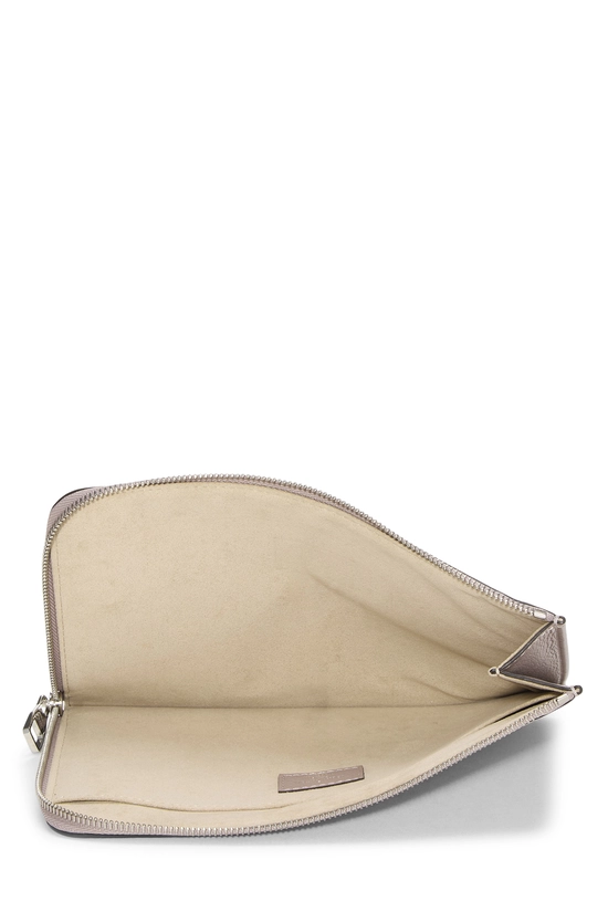 Purple Leather Pochette Jour PM, , large image number 3