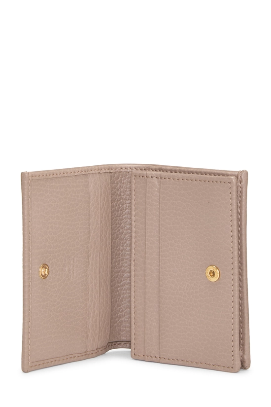 Pink Leather GG Marmont Card Case, , large image number 3