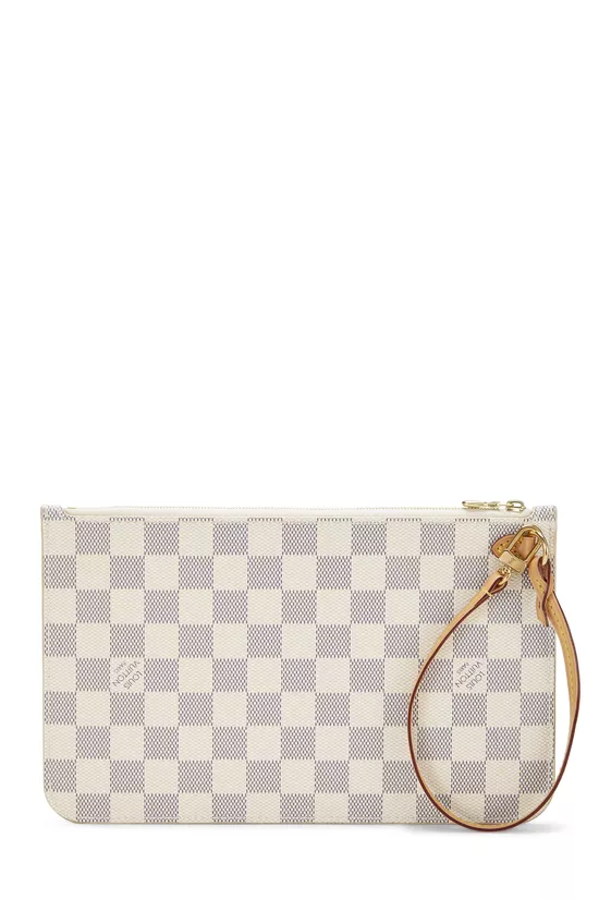 Damier Azur Neverfull Pouch MM NM, , large image number 2