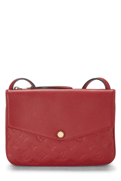 Louis Vuitton Cherry Red Monogram Empreinte Twice