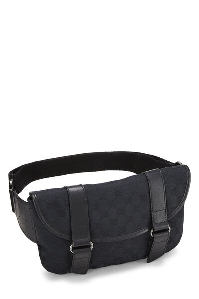 Black Original GG Canvas Belt Bag, , large