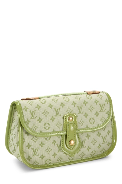 Louis Vuitton Green Monogram Mini Lin Trousse Mary Kate — photo 2