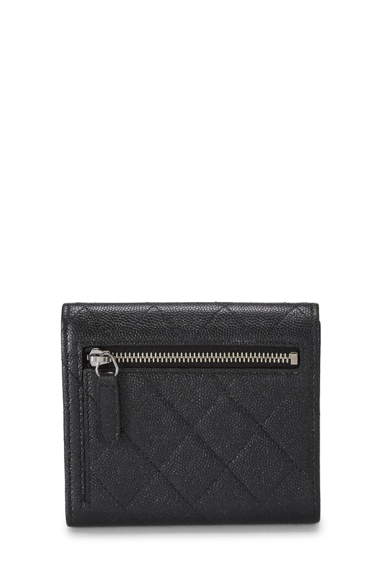 Black Caviar Compact Classic Flap Wallet, , large image number 2