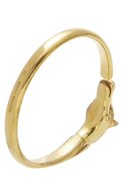 Gold Horse Head Bracelet, , large