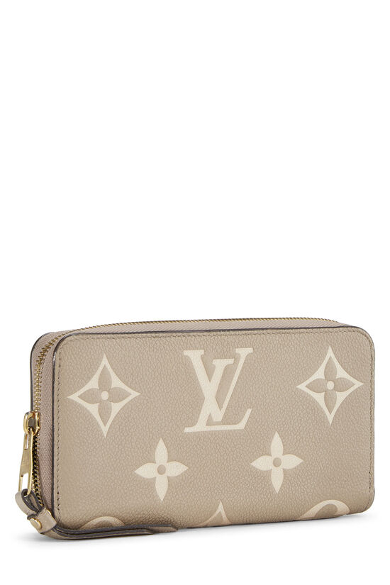 Louis Vuitton Grey Giant Monogram Empreinte Zippy Continental  