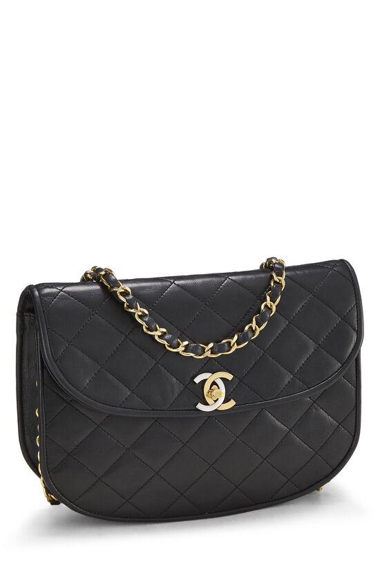 Chanel Black Quilted Lambskin Paris Limited Flap Small Q6B02P1IK1014