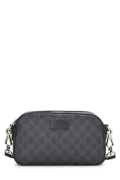 Gucci Black GG Supreme Coated Canvas Web Crossbody