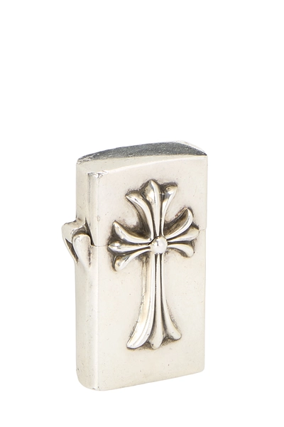 Sterling Silver Cross Zippo Lighter , , large