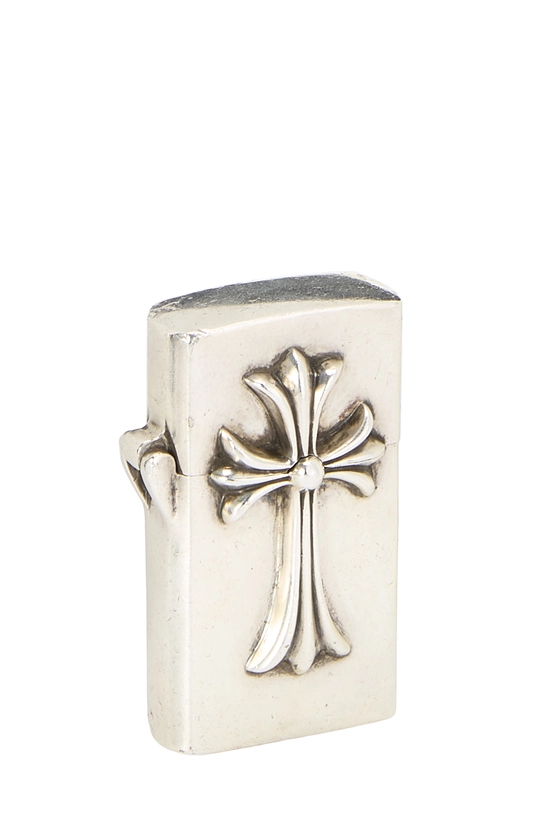 Sterling Silver Cross Zippo Lighter , , large image number 1