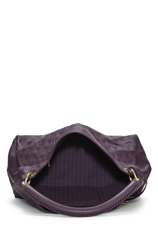 Louis Vuitton Artsy mm Purple Aube Monogram Empreinte