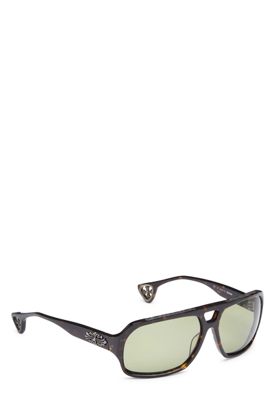 Brown Tortoiseshell Acetate Boink Sunglasses, , large