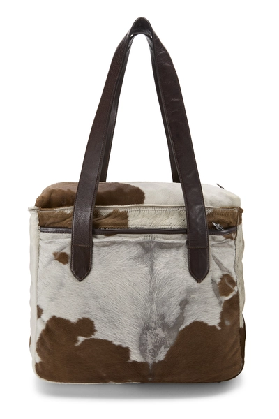 Multicolor Pony Hair Tote Bag