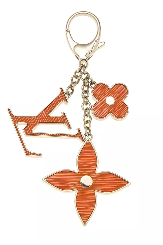 Orange Fleur De Epi Bag Charm, , large image number 0